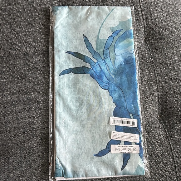 🇺🇸 ‼️LAST ONE‼️ Colorful Blue Crab Sofa Pillow Cover - Picture 5 of 6